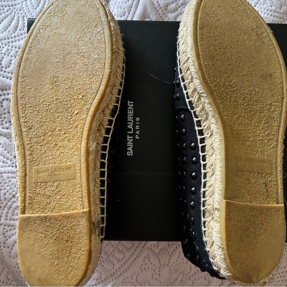 Saint Laurent Studded Accents Espadrilles - Picture 10 of 14